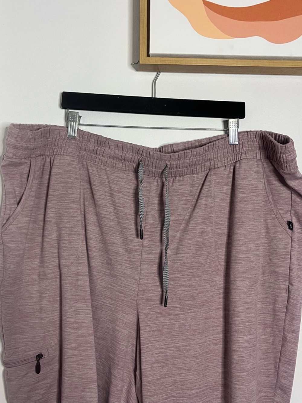 Torrid Happy Camper Pink Mauve Heather Jogger Size 4x - Picture 5 of 6
